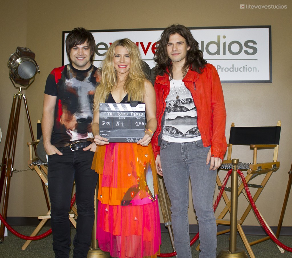 The Band Perry rents our Tampa video studio